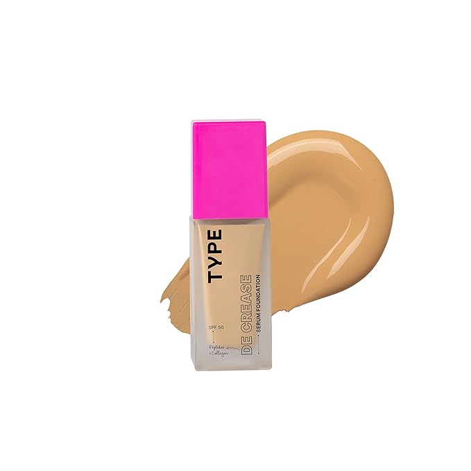 Type Beauty De Crease Serum Foundation Colour 118 Biscotti - 153 gms Hot On Sale