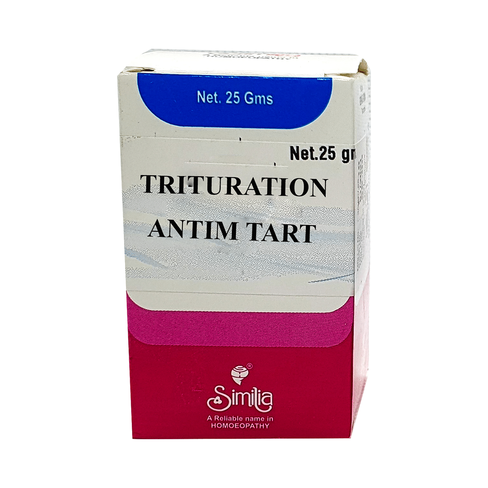 Similia Antim Tart Trituration Tablet 3X - 25 gms Online Now